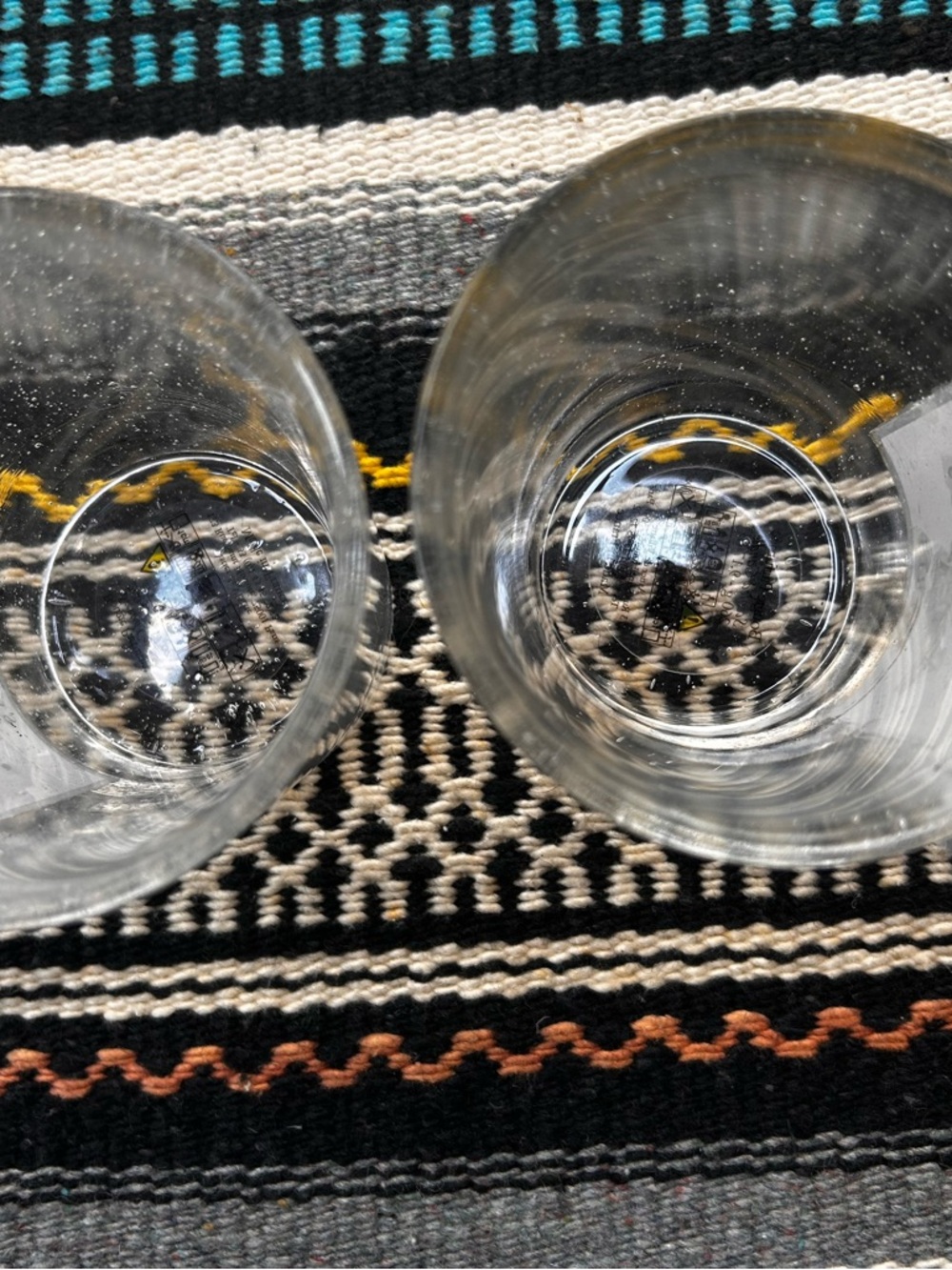 Pair of empty Astier de Villatte handblown French luxury candle vessels. - Picture 3 of 4